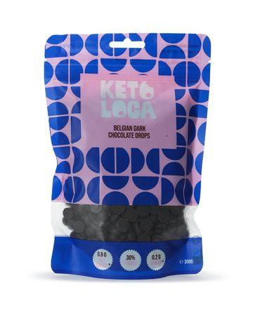 Keto Hero Chocolate Drops Dark 300 g