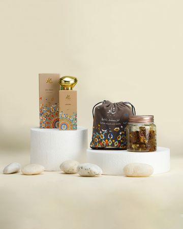 Lily Bundle [ Bakhoor Al Luban 80 gm, Lily Amber EDP 100 ML]