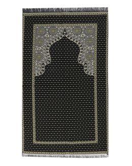 Manasek Cotton Prayer Mat (Black)