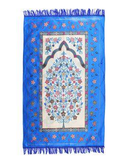 Manasek Makkah Prayer Mat (Blue)