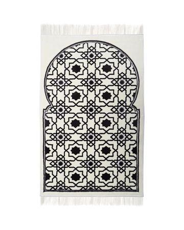 Manasek Prayermat - White & Grey