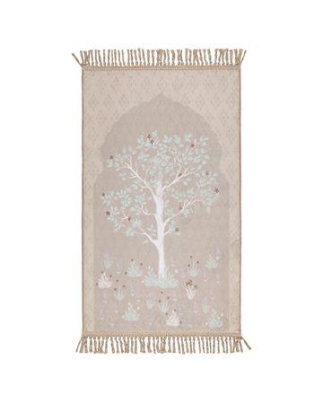 مناسك سجادة الصلاة تأمل مصنوعة من البوليستر - بني