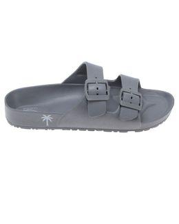 مشكاة صندل للرجال من المطاط - رمادي