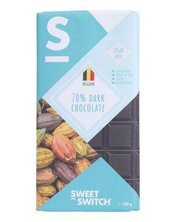 Sweet Switch Belgian 70% Dark Chocolate 100 Gm