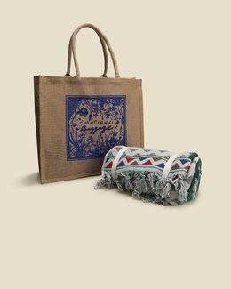 Summer Vibe Gift Set - White & Green