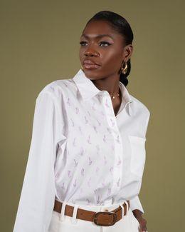 Mishkat Lavender Long Sleeves Viscose Shirt - XL