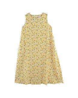 Mishkat Sleeveless Floral Maxi Dress (Yellow)